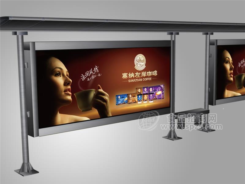 公交车站牌广告