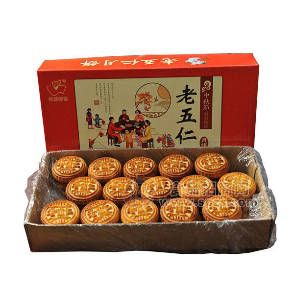 味思特奇  老五仁 月餅 休閑食品 箱裝