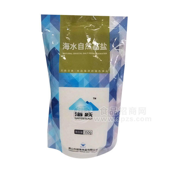 海躍海水自然晶鹽350g