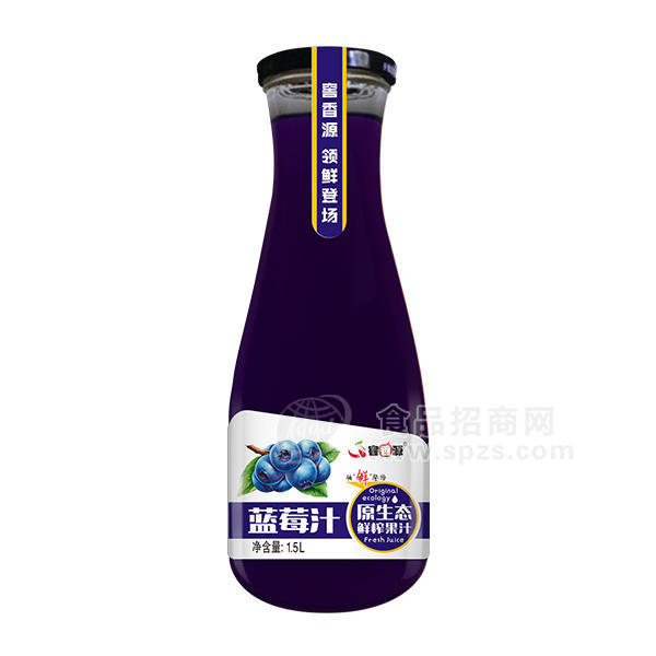 窖香源  藍(lán)莓汁果汁飲料 1.5L