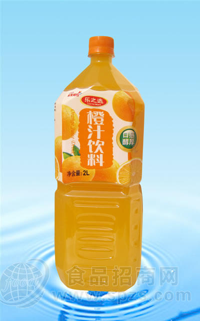 乐天玛特•订牌产品•乐之选•橙汁饮料•2000ml.1x6瓶•箱装