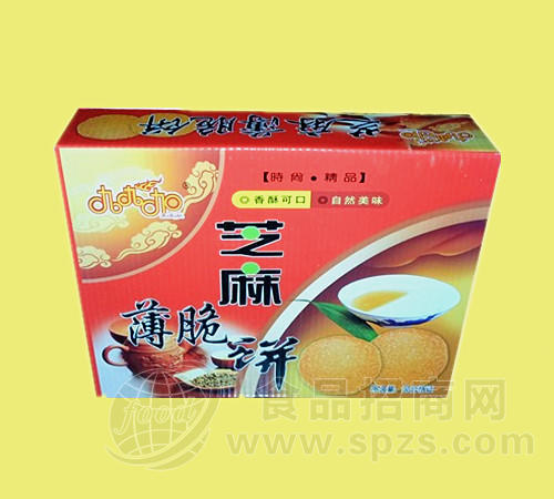 芝麻薄脆饼