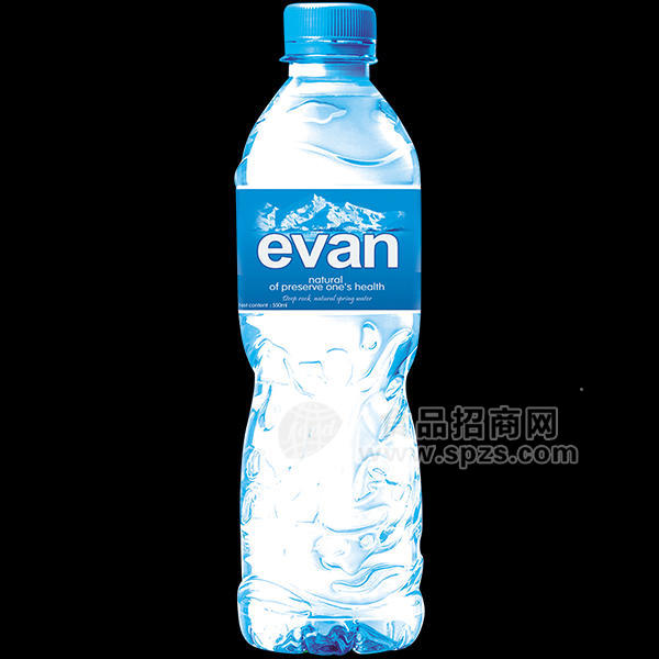 ·依岸深层岩天然泉水550ml  背面 