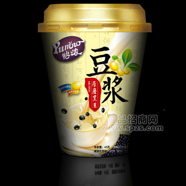 ·怡浓豆浆原磨黑豆45克 
