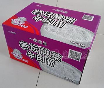 老坛酸菜牛肉面桶装