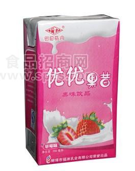 草莓味优优果昔.
