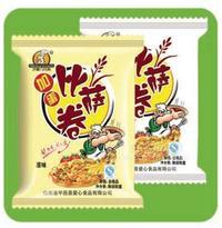 沂蒙八兄弟膨化食品非油炸 原味加蛋比萨卷