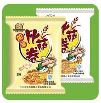 沂蒙八兄弟膨化食品非油炸 原味加蛋比薩卷