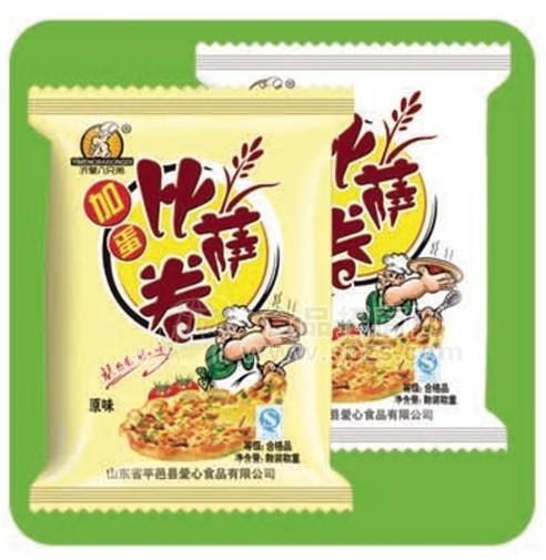 沂蒙八兄弟膨化食品非油炸 原味加蛋比薩卷