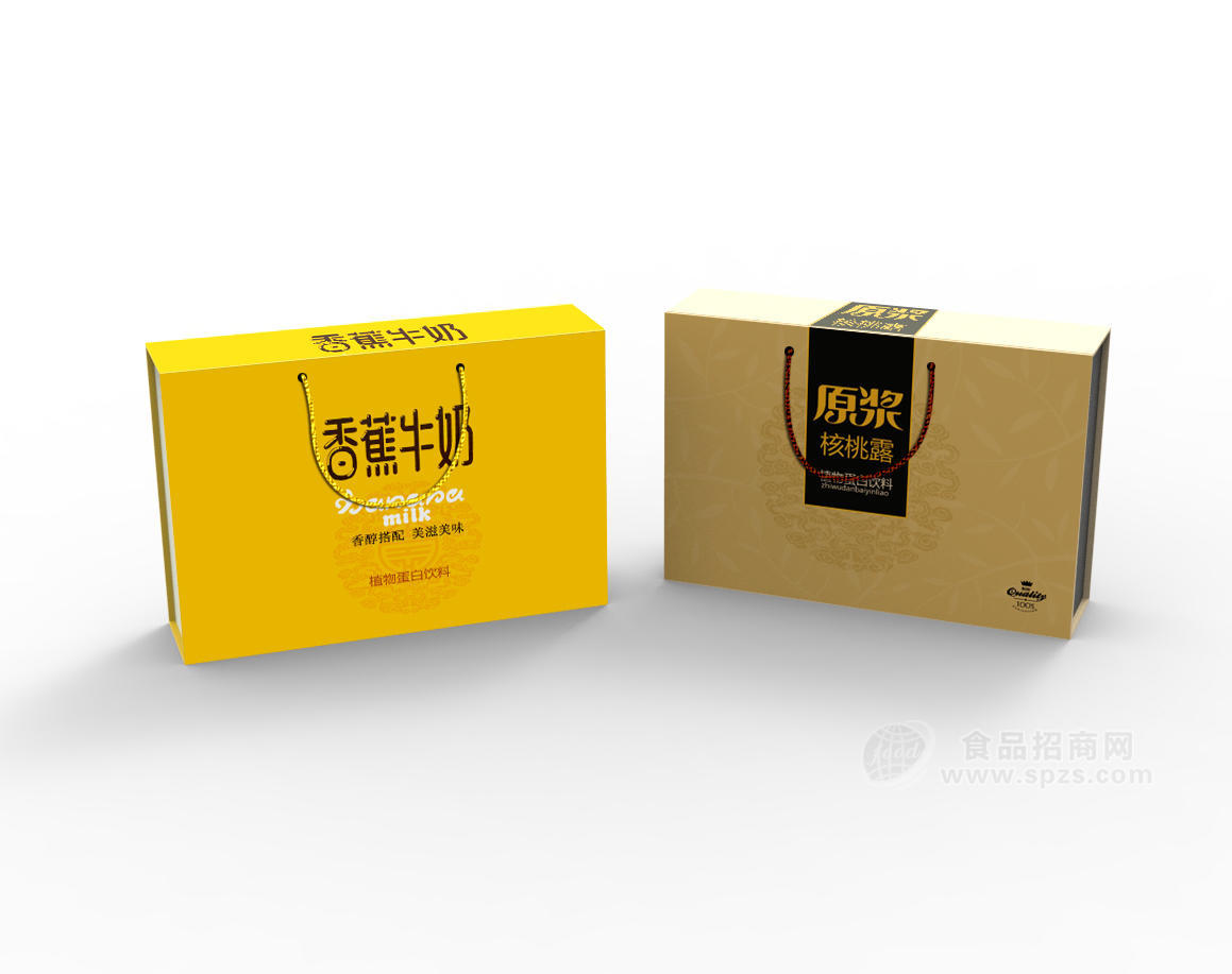 禮盒產(chǎn)品—香蕉牛奶、核桃露