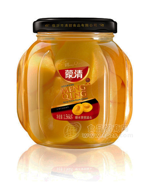 蒙清1.56kg-黃桃罐頭
