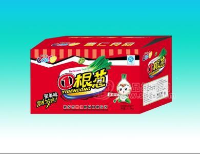 散稱一根蔥紙箱立體圖
