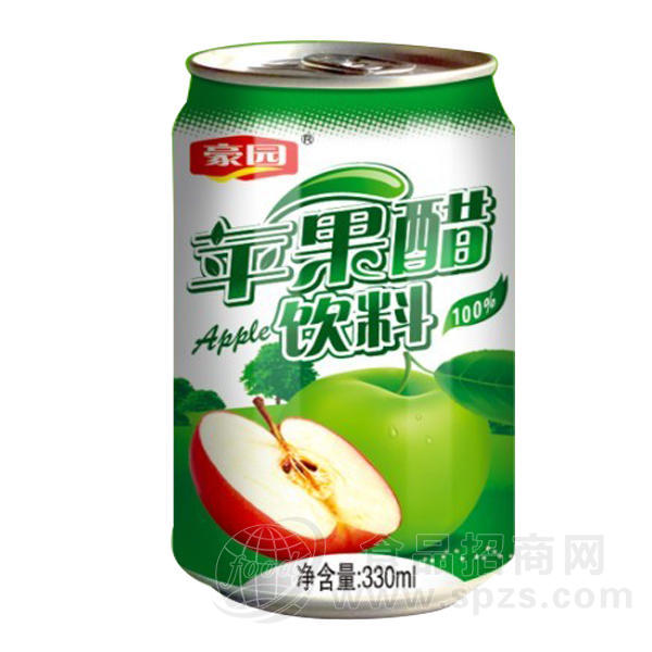 豪园苹果醋饮料330ml