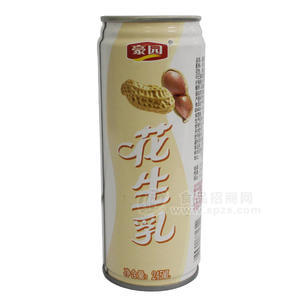 豪園花生乳245ml