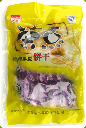 茶点多元糖醇型酥性饼干 绿茶口味350g（无蔗糖、木糖醇、健康绿色食品）