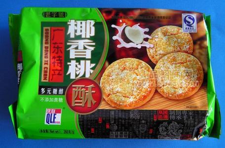 慶聯(lián)椰香桃酥260g（無蔗糖、木糖醇、健康綠色食品）