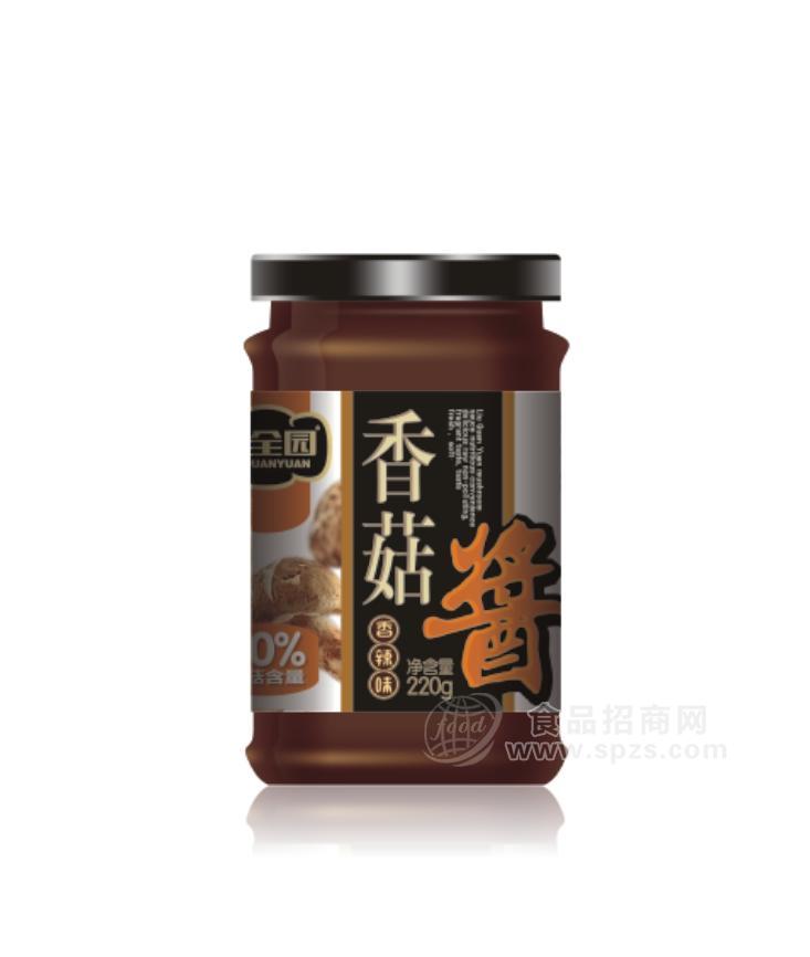 ·香菇酱系列-六全园 菇酱香辣味220g 