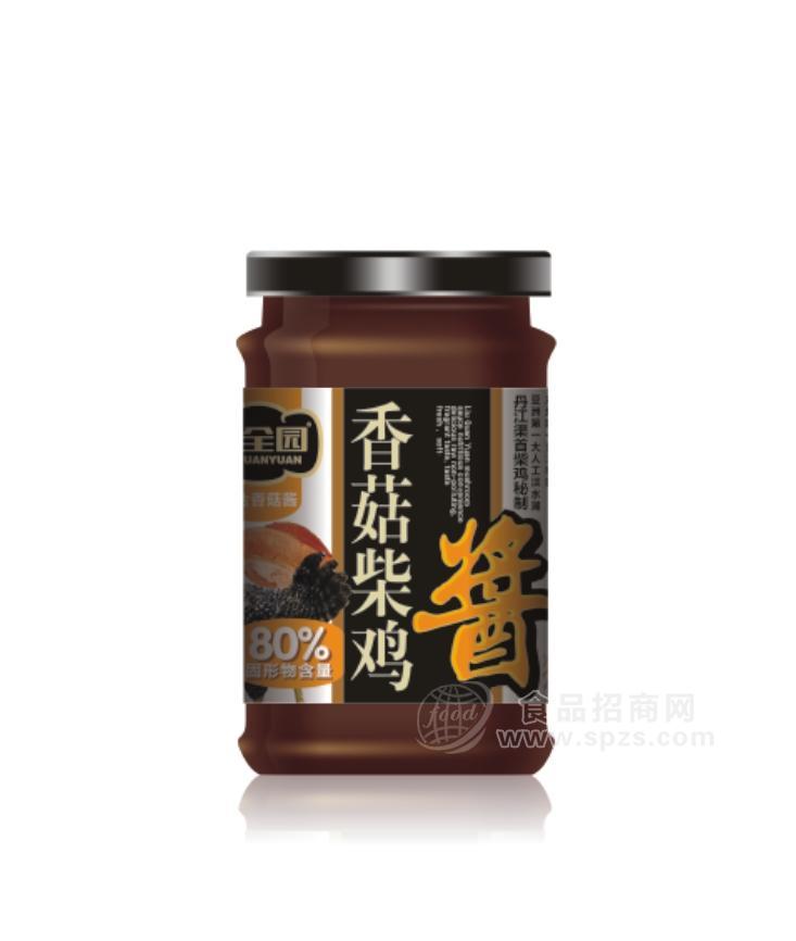 ·香菇酱系列-六全园 香菇柴鸡鸡肉酱220g 