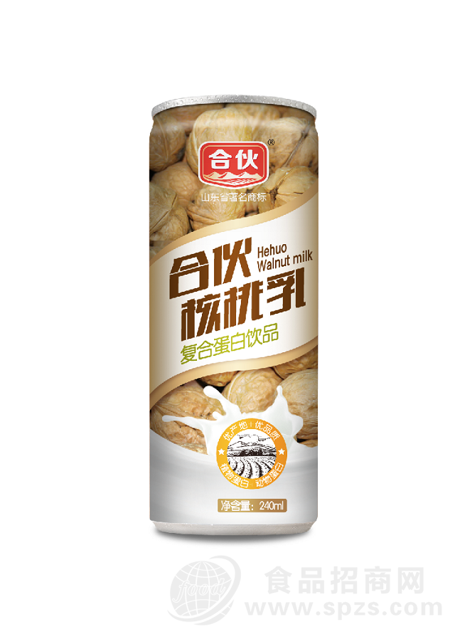 合伙 核桃乳听装