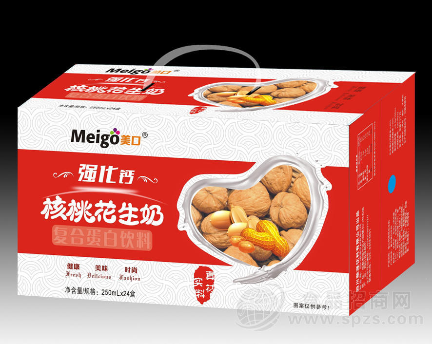 美口强化钙核桃花生奶24盒