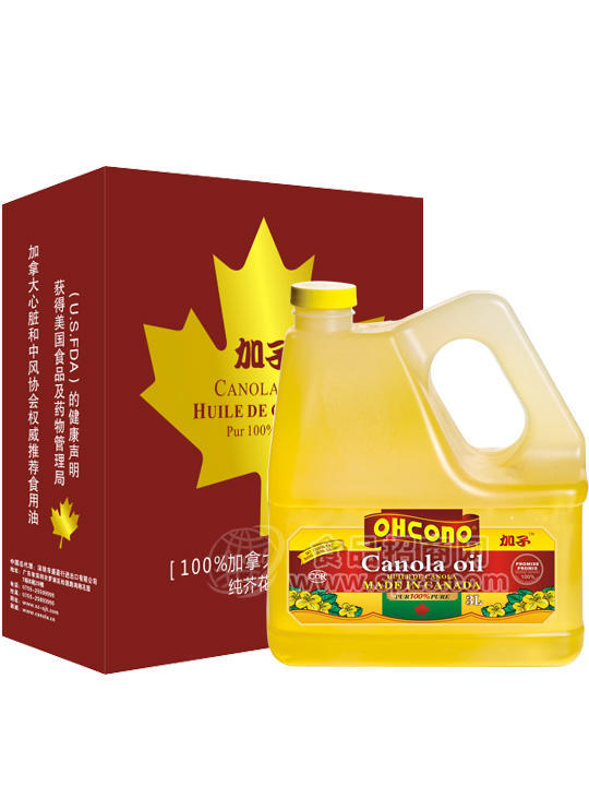 3L装加子芥花籽油-OHCONO