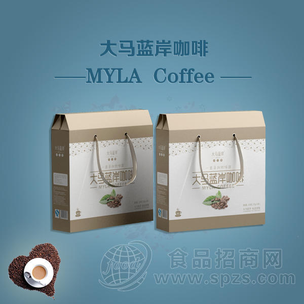 大马蓝岸-礼盒装咖啡27gX12杯（白）
