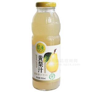 酷美黄梨汁果汁饮料350ml