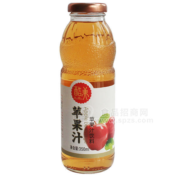 酷美蘋果汁飲料350ml