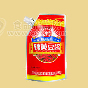 味极美辣黄豆酱