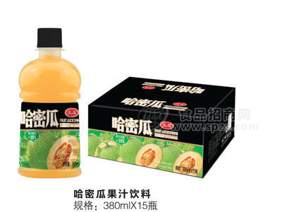 哈密瓜果汁飲料380ml*15瓶