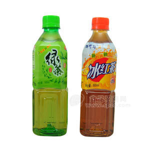 500ml綠茶、冰紅茶