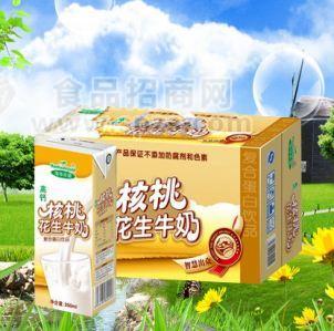 乐源高钙核桃花生牛奶