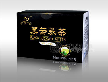 盒装黑苦荞茶