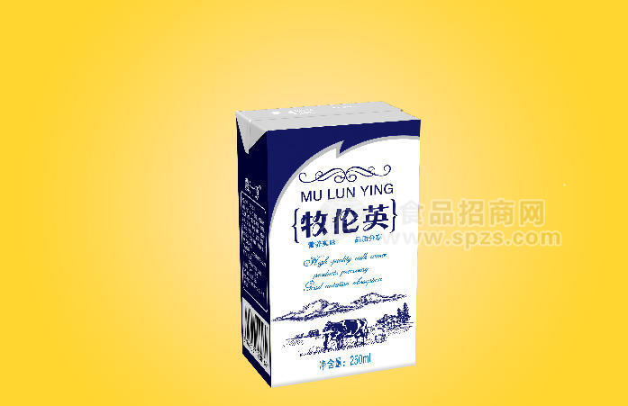 牧倫英牛奶250ml