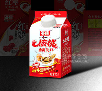 500mlx15盒裝核桃乳500ml 含乳飲料