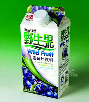500mlx15瓶装野生果蓝莓汁