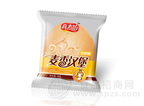 48克麦香汉堡（香橙味）
