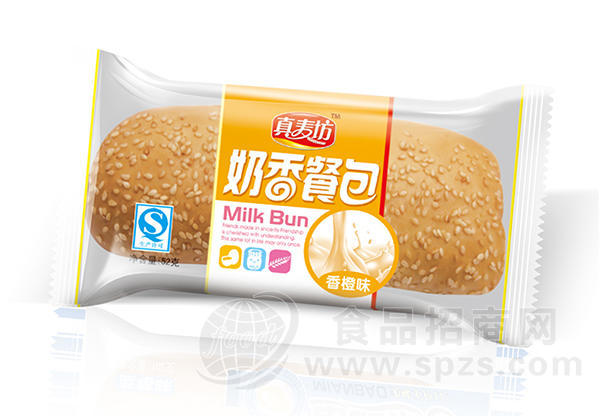 52克奶香餐包（香橙味）