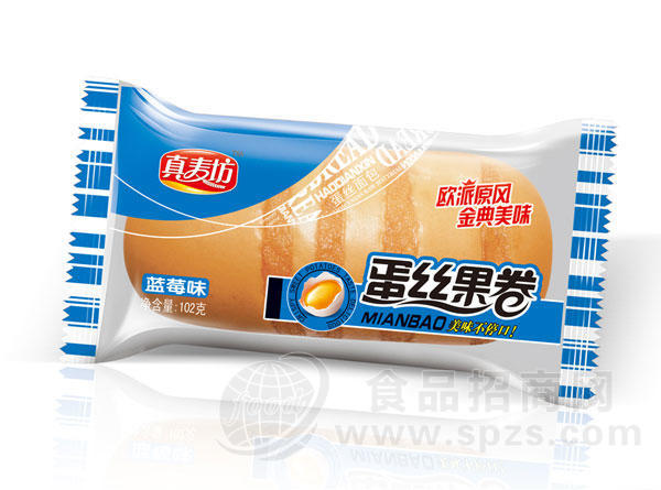102克蛋丝果卷（蓝莓味）