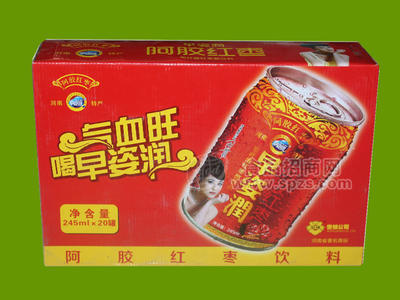 阿膠紅棗早姿潤 純果肉纖維飲品