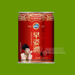 紅罐冰糖紅棗早姿潤 植物粗用纖維果汁飲品