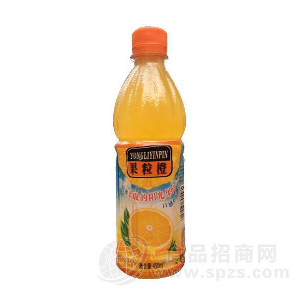 涌利 果粒橙450ml