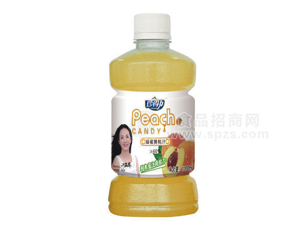 珍得力蜂蜜黃桃汁1000ml