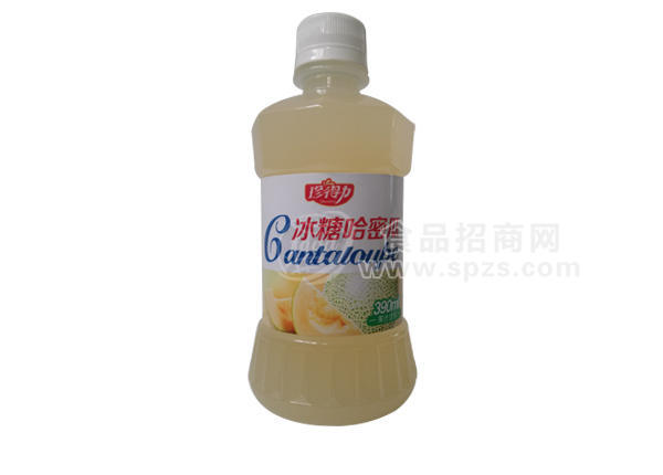 珍得力果汁飲料冰糖哈密瓜390ml