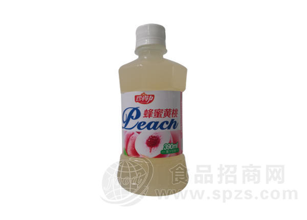 珍得力果汁饮料冰糖黄桃390ml