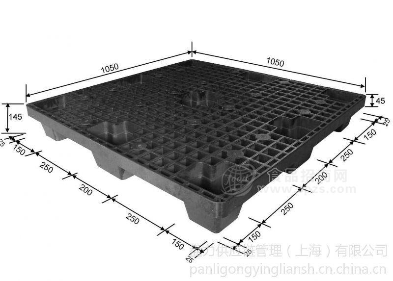 濰坊專業(yè)租賃盤(pán)力1050型九角網(wǎng)格一體優(yōu)質(zhì)塑料托盤(pán)