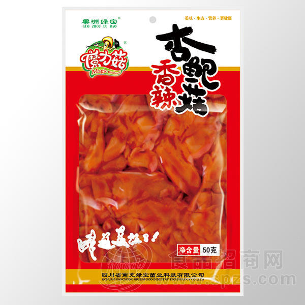 50克香辣杏鲍菇