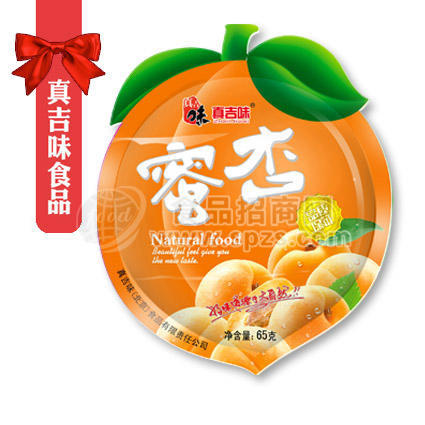 ·真吉味蜜饯类蜜杏65g 