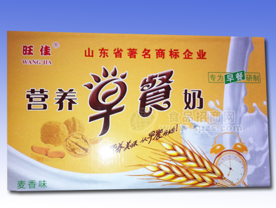 旺佳營養(yǎng)早餐奶（麥香味）