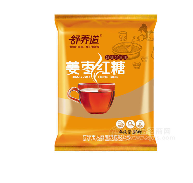 舒養(yǎng)道姜棗紅糖自動包30g